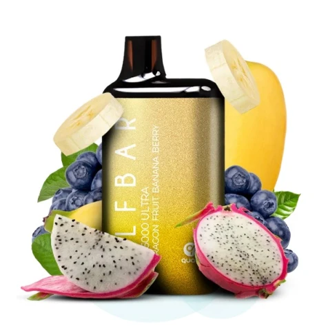 Одноразка Elf Bar Ultra Dragon Fruit Banana Berry (Драконий Фрукт Банан Ягоды) (5000 Затяжек)