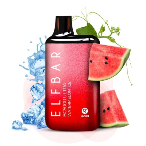 Одноразка Elf Bar Ultra Watermelon Ice (Кавун Лід) (5000 Затяжок)