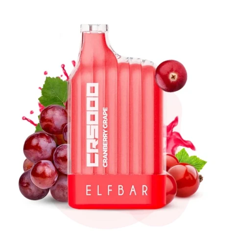 Одноразка Elf Bar CR Cranberry Grape (Журавлина Виноград) (5000 Затяжок)