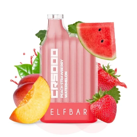 Одноразка Elf Bar CR Peach Strawberry Watermelon (Персик Клубника Арбуз) (5000 Затяжек)