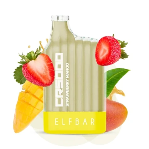 Одноразка Elf Bar CR Srtrawberry Mango (Полуниця Манго) (5000 Затяжок)