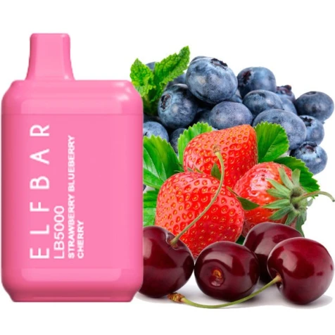 Одноразка Elf Bar LB Strawberry Blueberry Cherry (Клубника Черника Вишня) (5000 Затяжек)