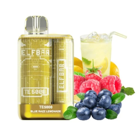 Одноразка Elf Bar TE Blue Razz Lemonade (Блакитний Лимонад) (5000 Затяжок)