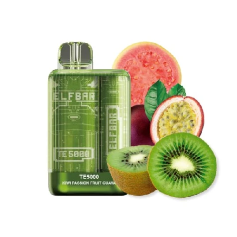Одноразка Elf Bar TE Kiwi Passion Fruit Guava (Ківі Маракуйя Гуава) (5000 Затяжок)