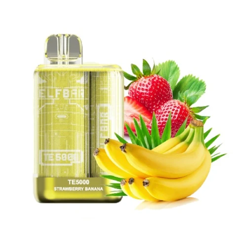 Одноразка Elf Bar TE Strawberry Banana (Клубника Банан) (5000 Затяжек)