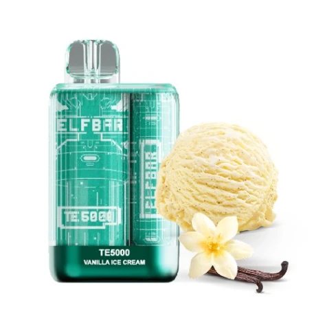 Одноразка Elf Bar TE Vanilla Ice Cream (Ванільне Морозиво) (5000 Затяжок)