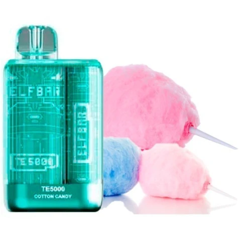 Одноразка Elf Bar TE Cotton Candy (Цукрова Вата) (5000 Затяжок)