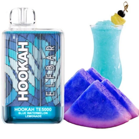 Одноразка Elf Bar TE Hookah Edition Blue Watermelon Lemonade (Блу Арбуз Лимонад) (5000 Затяжек)