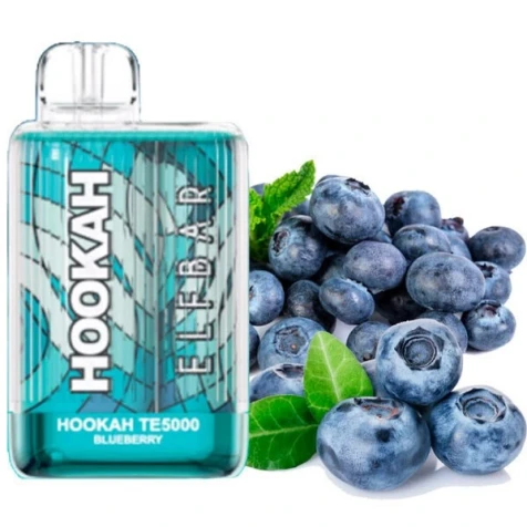 Одноразка Elf Bar TE Hookah Edition Blueberry (Чорниця) (5000 Затяжок)