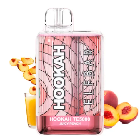 Одноразка Elf Bar TE Hookah Edition Juicy Peach (Соковитий Персик) (5000 Затяжок)