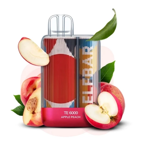Одноразка Elf Bar TE Apple Peach (Яблоко Персик) (6000 Затяжек)