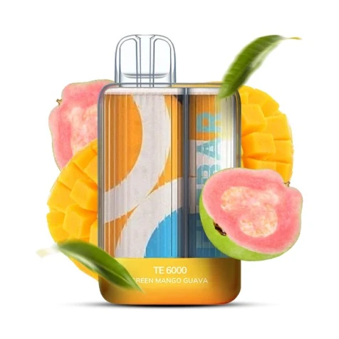 Одноразка Elf Bar TE Green Mango Guava (Зелене Манго Гуава) (6000 Затяжок)