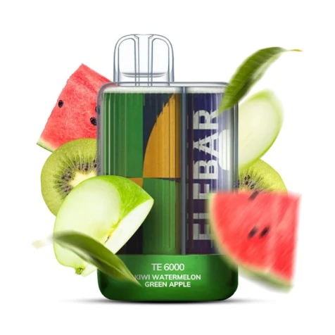 Одноразка Elf Bar TE Kiwi Watermelon Green Apple (Киви Арбуз Зеленое Яблоко) (6000 Затяжек)