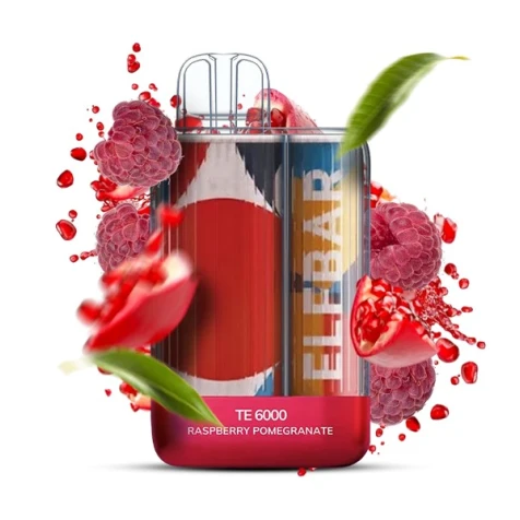 Одноразка Elf Bar TE Raspberry Pomegranate (Малина Гранат) (6000 Затяжок)
