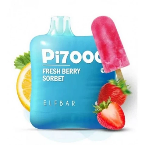 Одноразка Elf Bar Pi Fresh Berry Sorbet (Ягідний Сорбет) (7000 Затяжок)