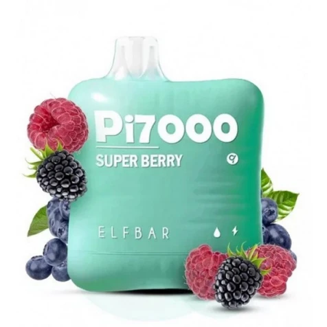 Одноразка Elf Bar Pi Super Berry (Супер Ягоды) (7000 Затяжек)