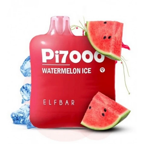Одноразка Elf Bar Pi Watermelon Ice (Арбуз Лёд) (7000 Затяжек)
