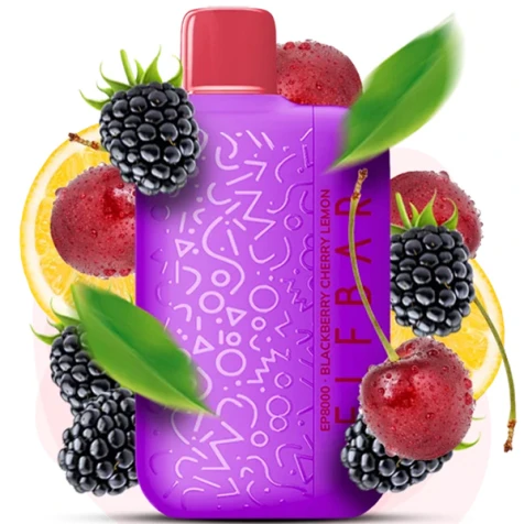 Одноразка Elf Bar EP Blackberry Cherry Lemon (Ежевика Вишня Лимон) (8000 Затяжек)