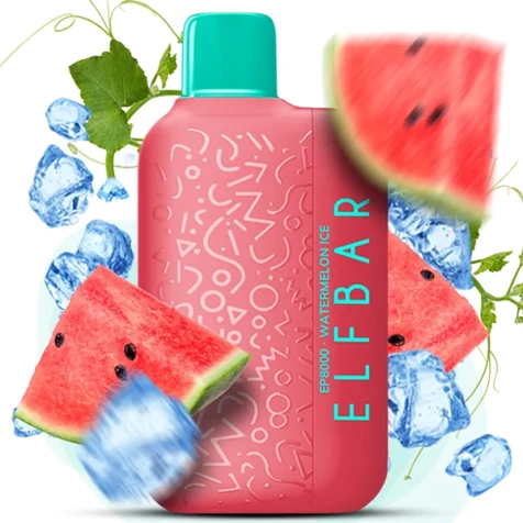 Одноразка Elf Bar EP Watermelon Ice (Арбуз Лёд) (8000 Затяжек)