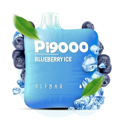Одноразка Elf Bar Pi Blueberry Ice (Черника Лёд) (9000 Затяжек)