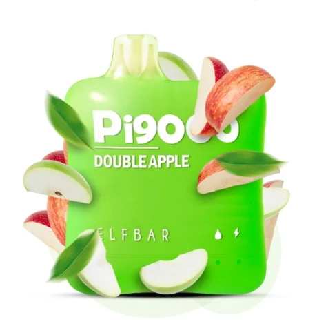 Одноразка Elf Bar Pi Double Apple (Двойное Яблоко) (9000 Затяжек)