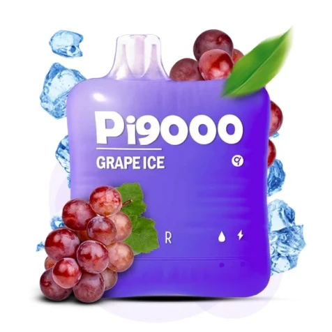 Одноразова Електронна Цигарка Elf Bar Pi Grape Ice (Виноград Лід) (9000 Затяжок)
