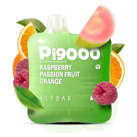 Одноразка Elf Bar Pi Raspberry Passion Fruit Orange (Малина Маракуйя Апельсин) (9000 Затяжек)