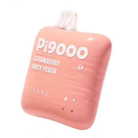 Одноразка Elf Bar Pi Strawberry Juicy Peach (Полуниця Соковитий Персик) (9000 Затяжок)
