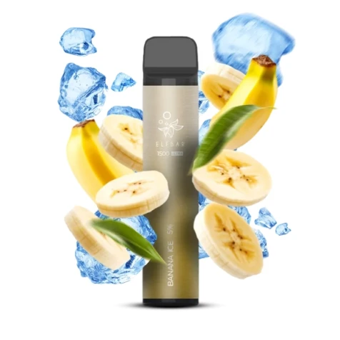 Одноразка Elf Bar Ultra Banana Ice (Банановый Лед) (1500 Затяжек)