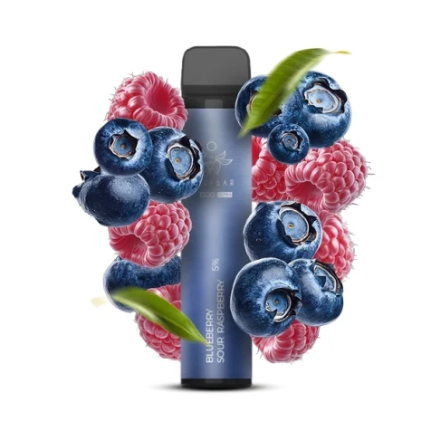 Одноразка Elf Bar Ultra Blue Sour Raspberry (Черника Кислая Малина) (1500 Затяжек)