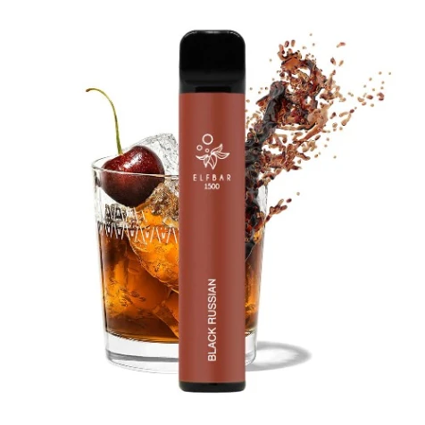 Одноразка Elf Bar Black Russian (Чорний москаль) (1500 Затяжок)