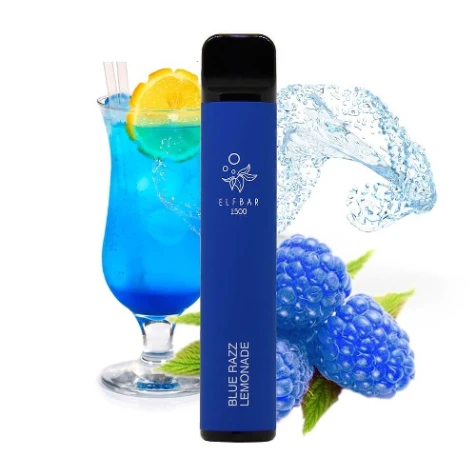 Одноразка Elf Bar Blue Razz Lemonade (Блакитний Лимонад) (1500 Затяжок)