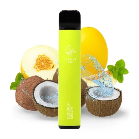 Одноразка Elf Bar Coconut Melon (Кокос Диня) (1500 Затяжок)