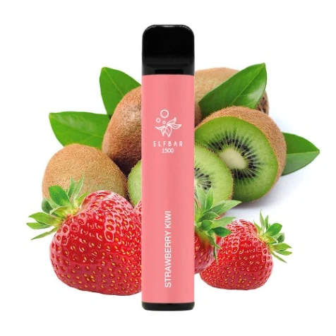 Одноразка Elf Bar Strawberry Kiwi (Полуниця Ківі) (1500 Затяжок)