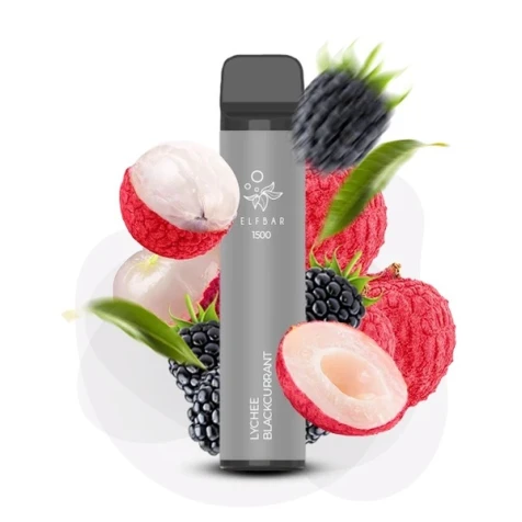 Одноразка Elf Bar Lychee Blackcurrant (Лічі Чорна Смородина) (1500 Затяжок)