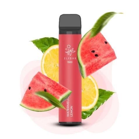 Одноразка Elf Bar Watermelon Lemon (Арбуз Лимон) (1500 Затяжек)