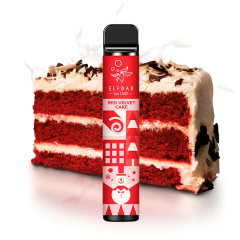 Одноразка Elf Bar Red Velvet Cake (Торт Червоний Оксамит) (1500 Затяжок)