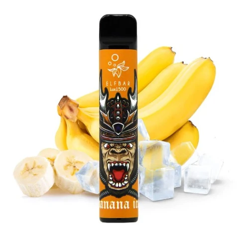 Одноразка Elf Bar Lux Banana Ice (Банановий Лід) (1500 Затяжок)