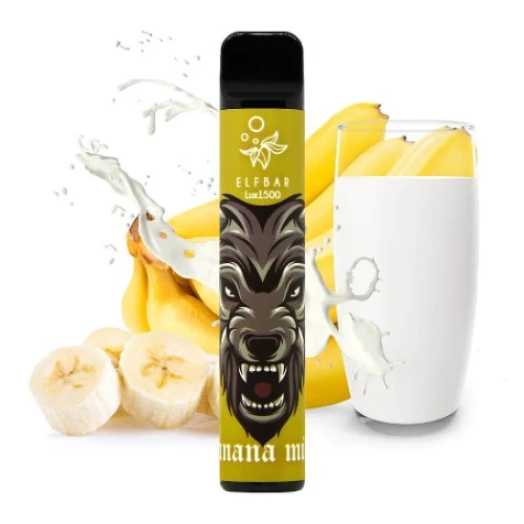 Одноразка Elf Bar Lux Banana Milk (Бананове Молоко) (1500 Затяжок)