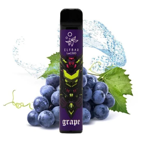 Одноразка Elf Bar Lux Grape (Виноград) (1500 Затяжок)