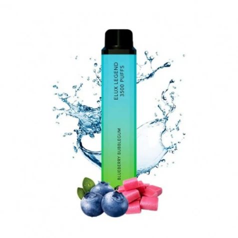 Одноразка Elux Bomb Blueberry Bubble Gum (Чорничка Жуйка) (3500 Затяжок)