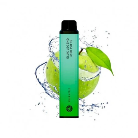 Одноразка Elux Bomb Sour Apple (Кисле Яблуко) (3500 Затяжок)