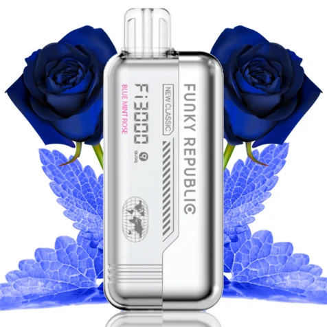 Одноразка Funky Republic FI3000 Blue Mint Rose (Блю М'ята Троянда) (3000 Затяжок)