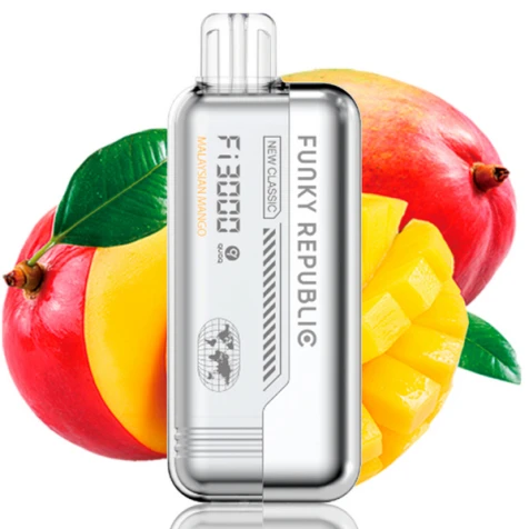 Одноразка Funky Republic FI3000 Malaysian Mango (Малайзійський Манго) (3000 Затяжок)