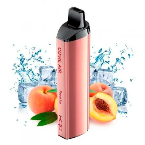 Одноразка HQD Cuvie Air Peach Ice (Персик Лід) (4000 Затяжок)