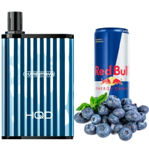 Одноразка HQD Cuvie Maya Blue Energy (Блу Енергетик) (6000 Затяжок)