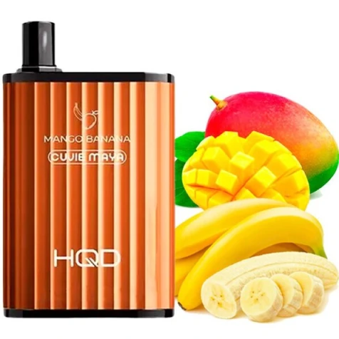 Одноразка HQD Cuvie Maya Mango Banana (Манго Банан) (6000 Затяжок)