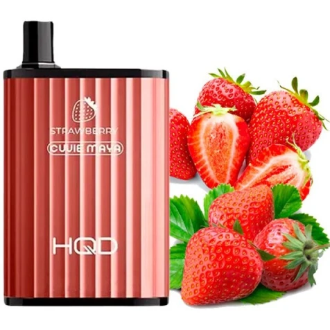 Одноразка HQD Cuvie Maya Strawberry (Полуниця) (6000 Затяжок)