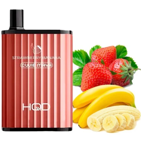Одноразка HQD Cuvie Maya Strawberry Banana (Полуниця Банан) (6000 Затяжок)