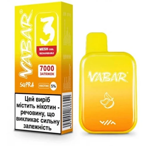 Одноразка Joyh Vabar Supra Mango Punch (Манго Пунш) (7000 Затяжок)